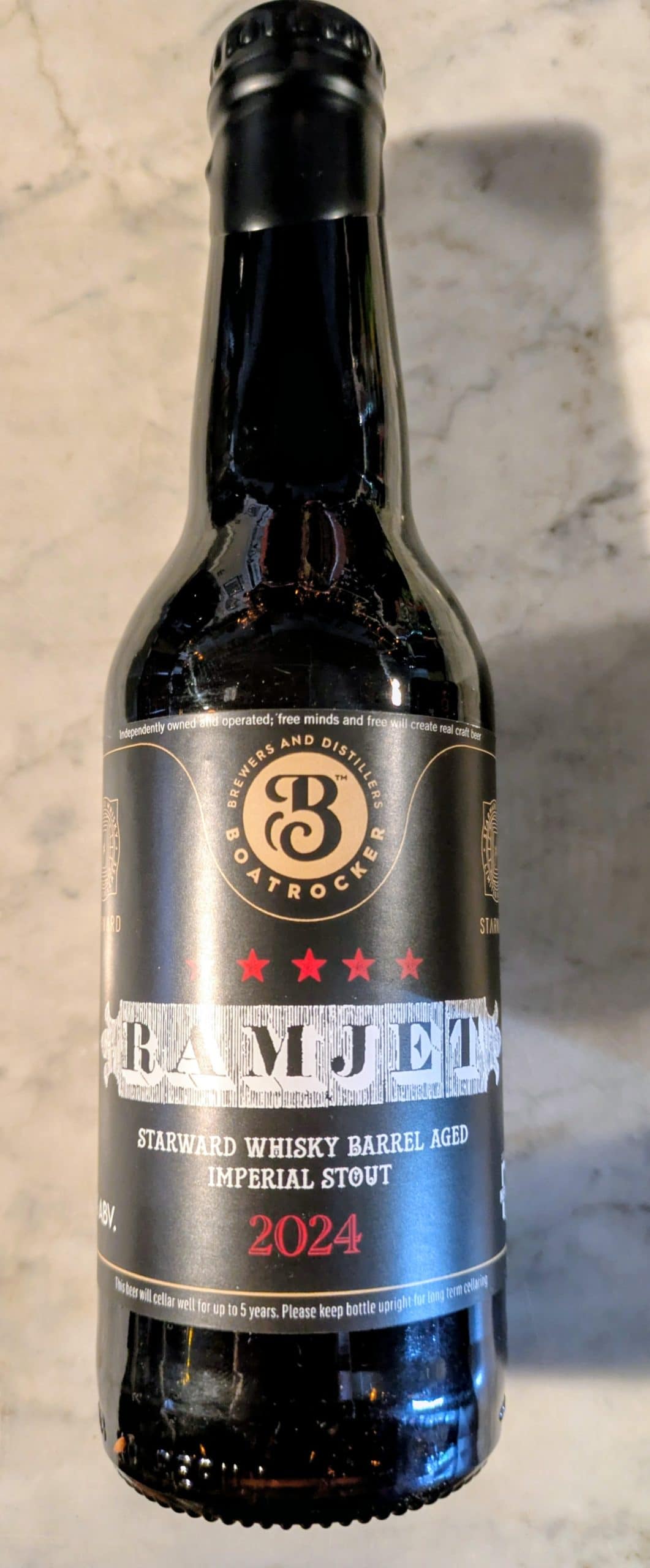 Boatrocker Imperial Stout Front bottle 2024